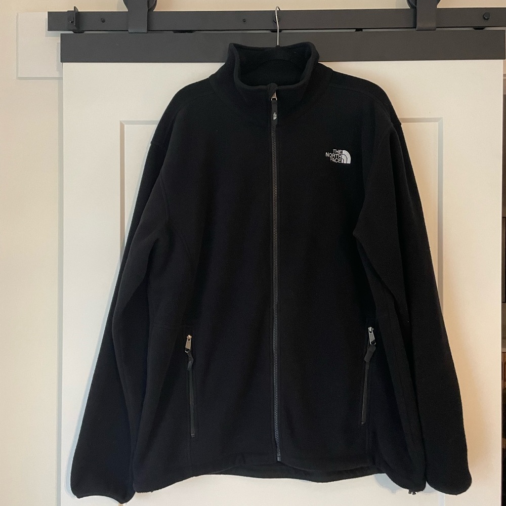 The NORTH FACE fleece zip up jacket sweatshirt XXL EUC